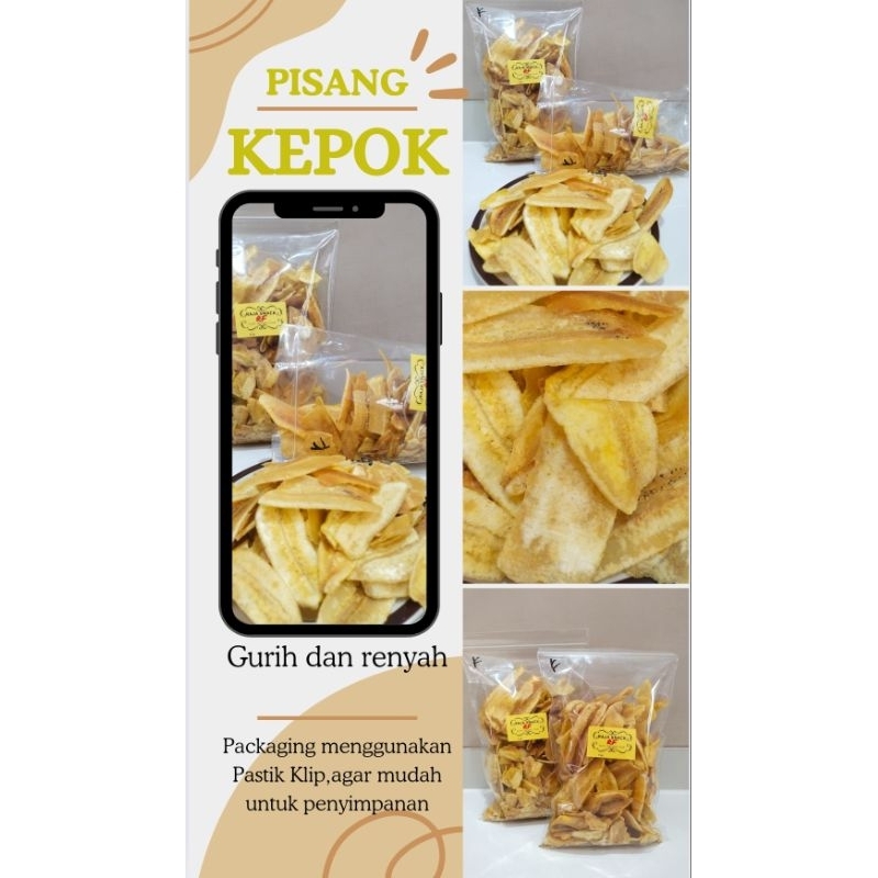 

Keripik Pisang Kepok Gurih