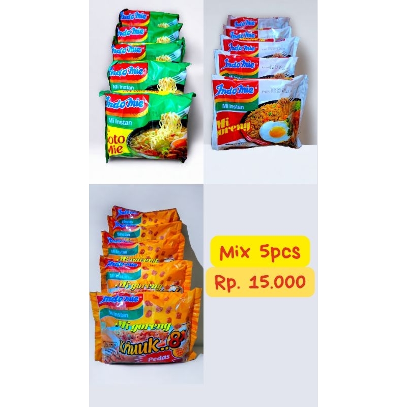 

TEBUS MURAH!! PAKET Indomie isi 5 rasa mix