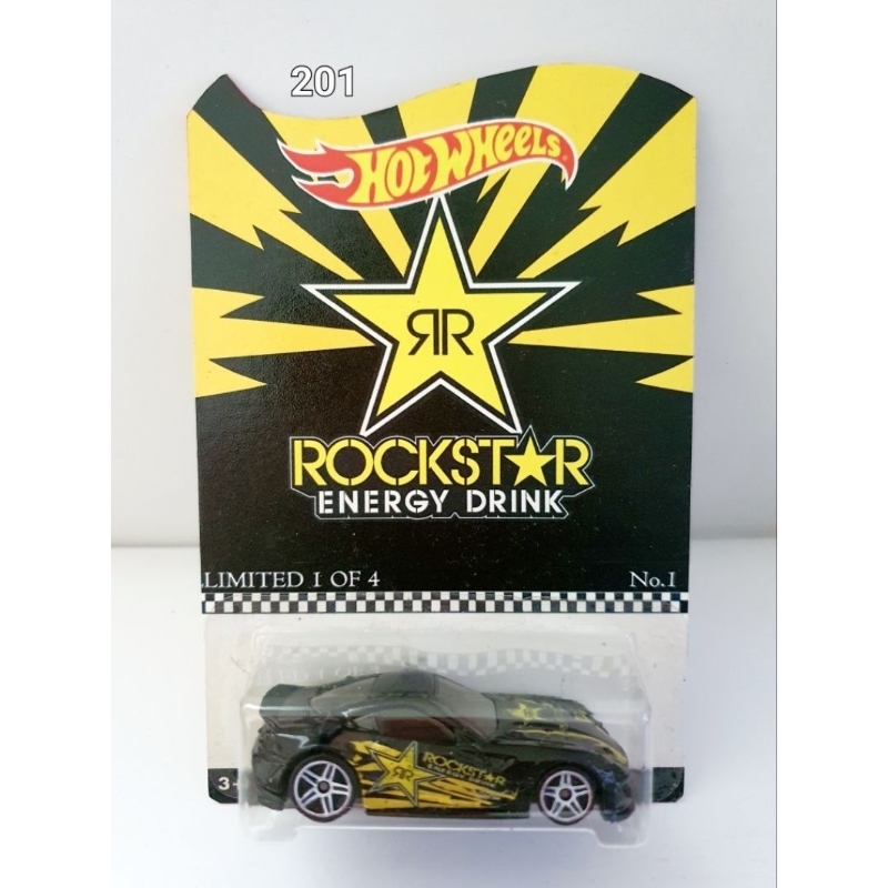 Hotwheels Ferrari 599XX Rockstar Energy Drink Limited 201