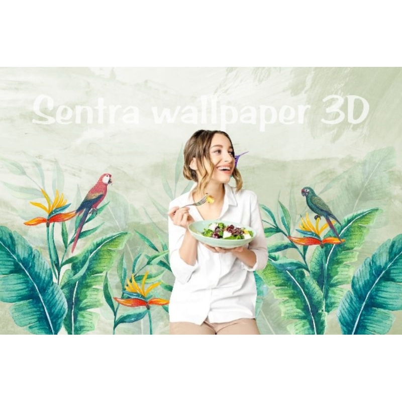 wallpaper dinding 3D motif tropical katalog 2, wallpaper dinding kamar tidur, wallpaper dinding cust