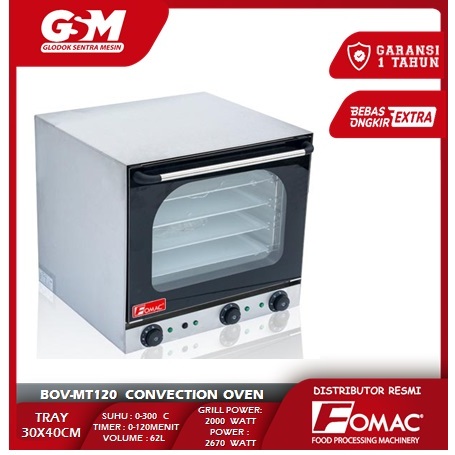 Oven Listrik Convection Oven BOV-MT120 FOMAC