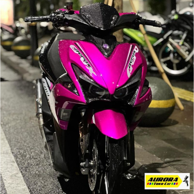 Cat Candytone Pink PU Candy Merah Muda Penta Oto