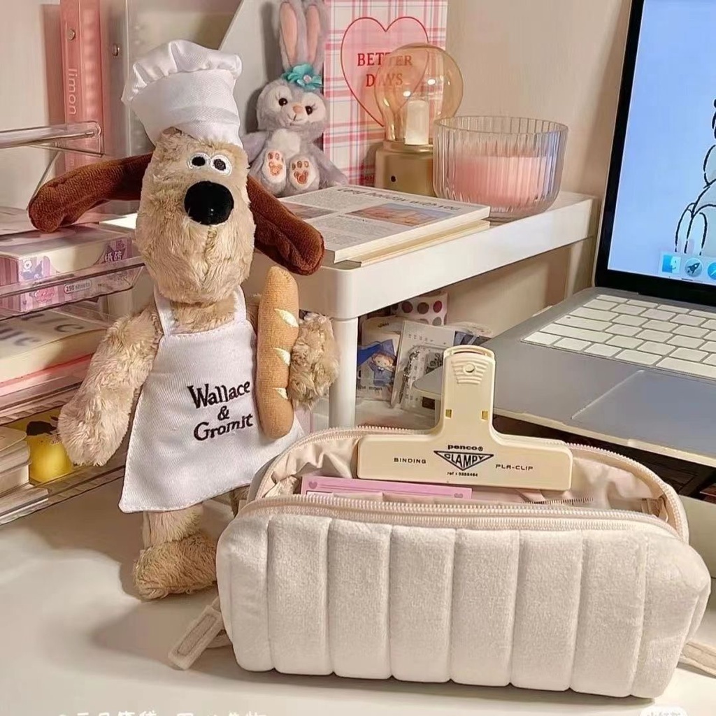 

Cloud Bread Milk fufu Pencil Case Large Capacity ins Stationery Box