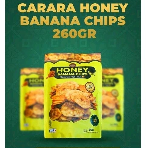 

Honey banana chips snack rasa pisang banana rasa madu manis gurih enak makanan ringan kekinian camilan super renyah halal UMKM asli Indonesia tresnan approved