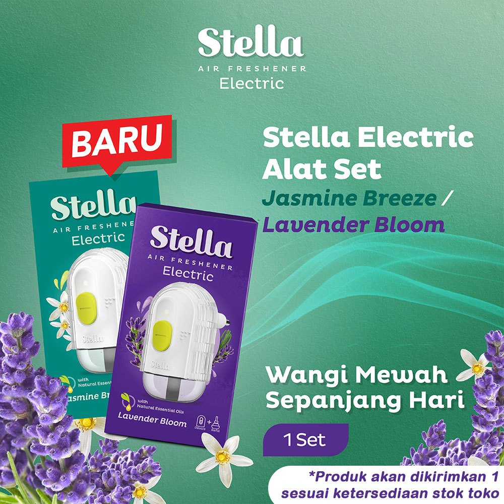 STELLA AIR FRESHENER ELECTRIC / WANGI TERGANTUNG STOK YANG TERSEDIA