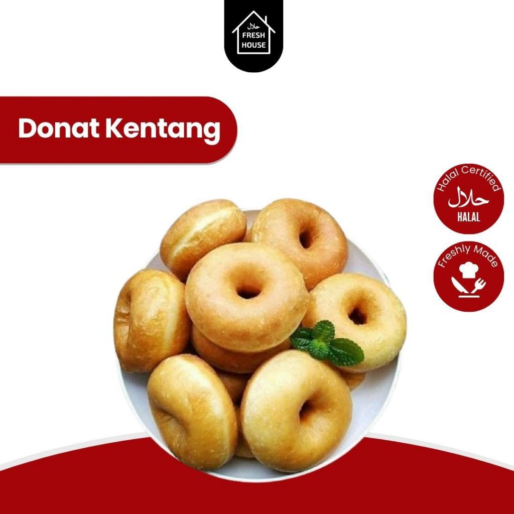 

DONAT PELANGI KENTANG / DONAT FROZEN / DONAT KENTANG