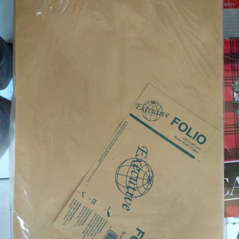 

KODE J3W9 Amplop Cokelat Folio Executive 1 pak 1 pcs