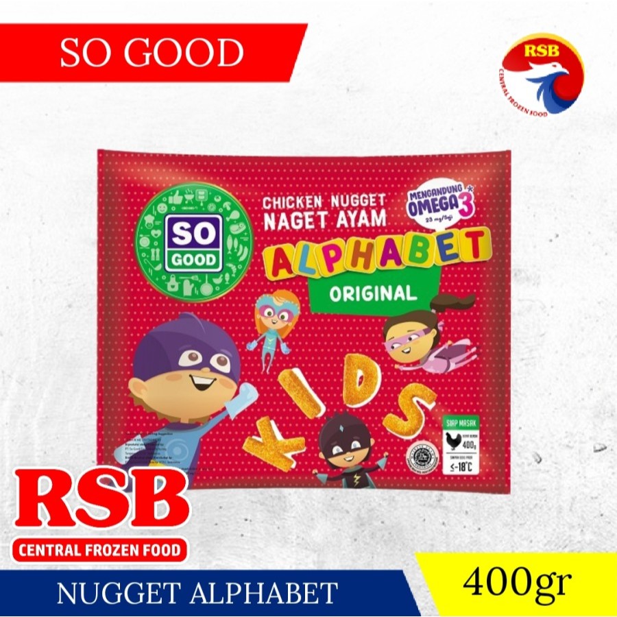 

So Good Chicken Nugget Alphabet 400gr