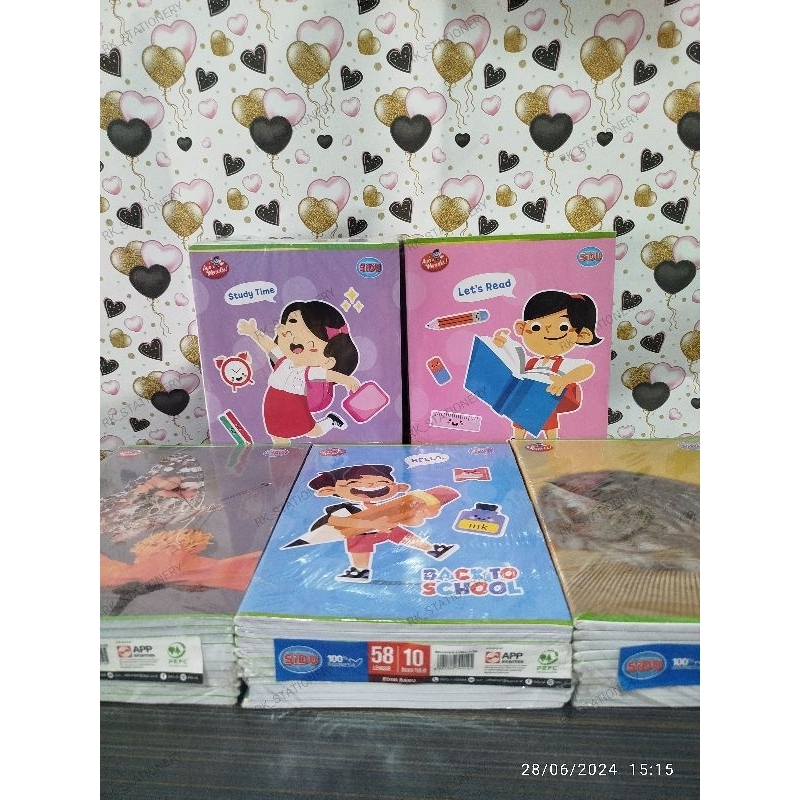 

Ay00! Buku Tulis SIDU 58 Lembar / Pack Isi 10 Buku