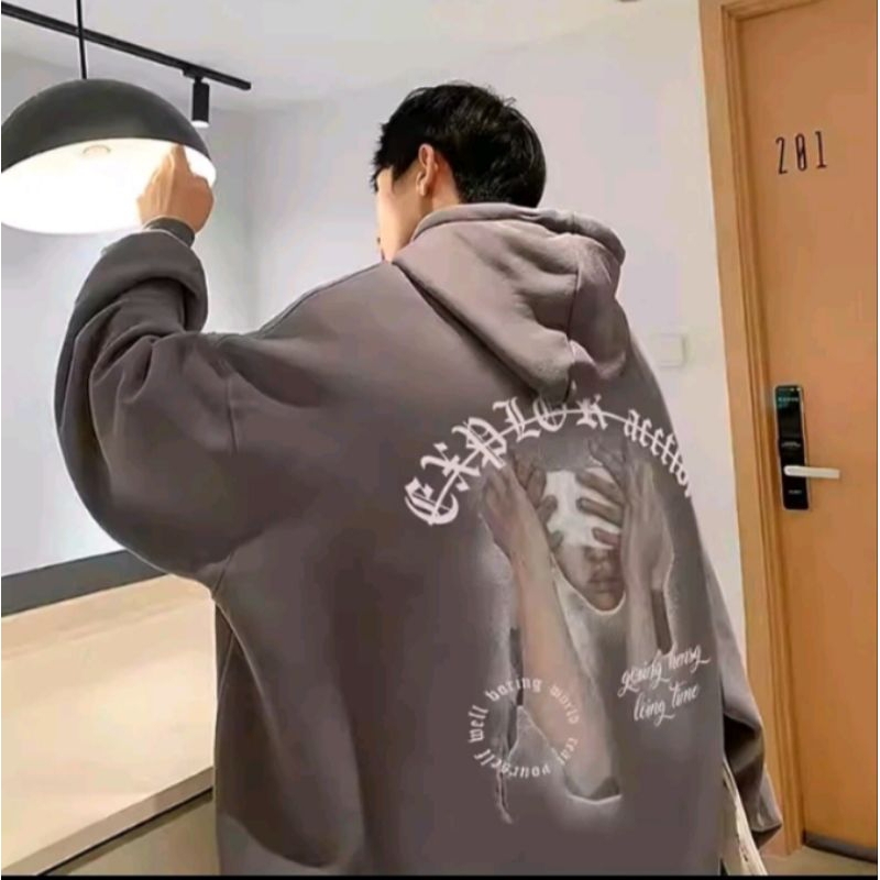 Hoodie Explore Action Hoodie Pria Wanita Hoodie Couple Kapelan Pasangan Hoodie Jumbo Polos M-5XL