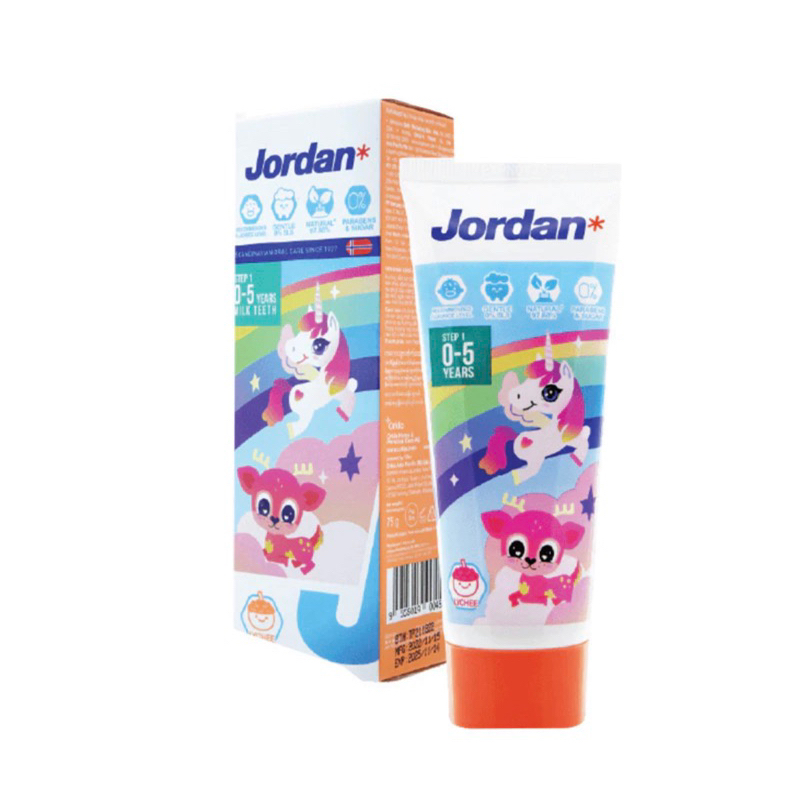Jordan-pasta gigi jordan step 1 dan 2 /toothpaste jordan/pasta gigi anak /pasta gigi jordan