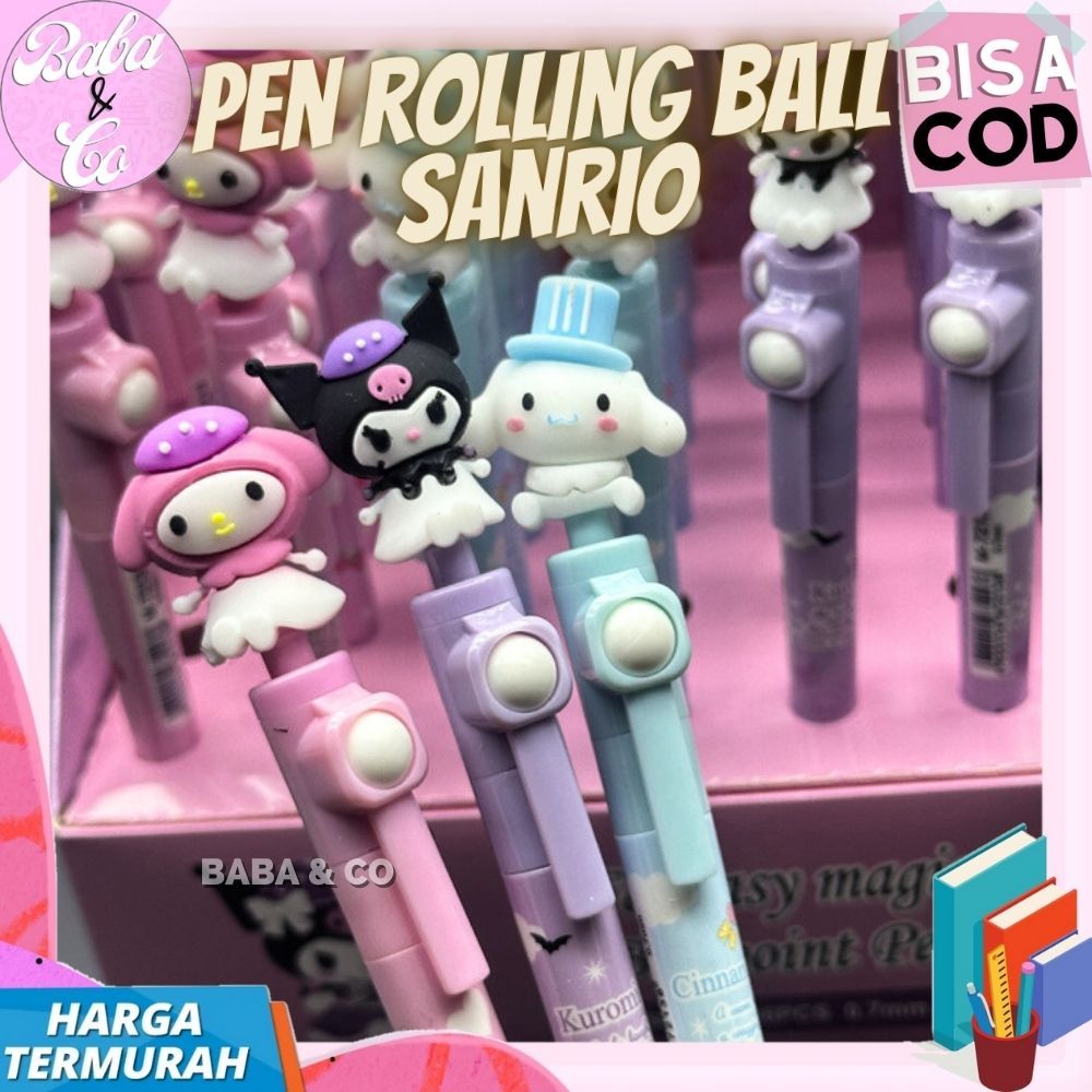 

PULPEN SANRIO ROLLING BALL PEN GEL SANRIO ROLLING BALL LUUC UNIK MURAH PEN PUTAR SANRIO SUPER CUTE