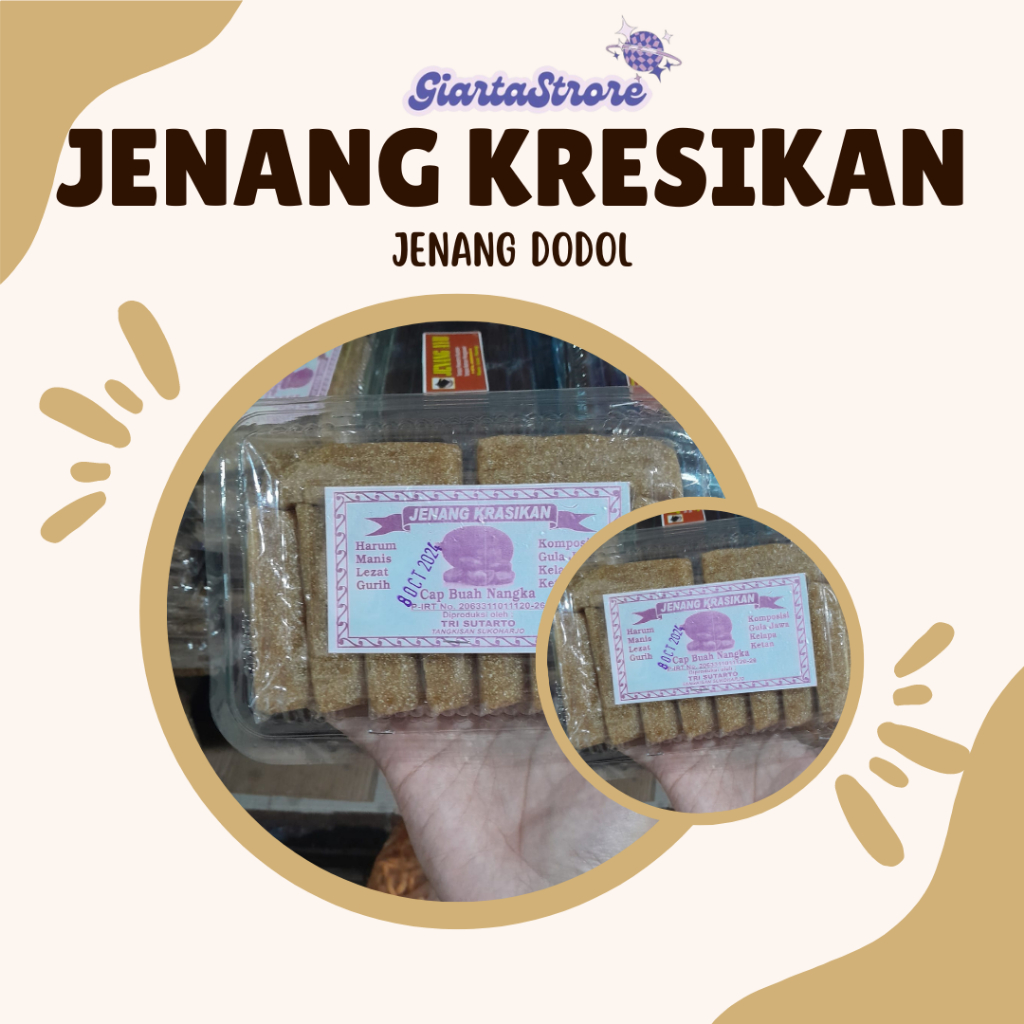 

Jenang Kresikan Mika Oleh oleh khas Solo