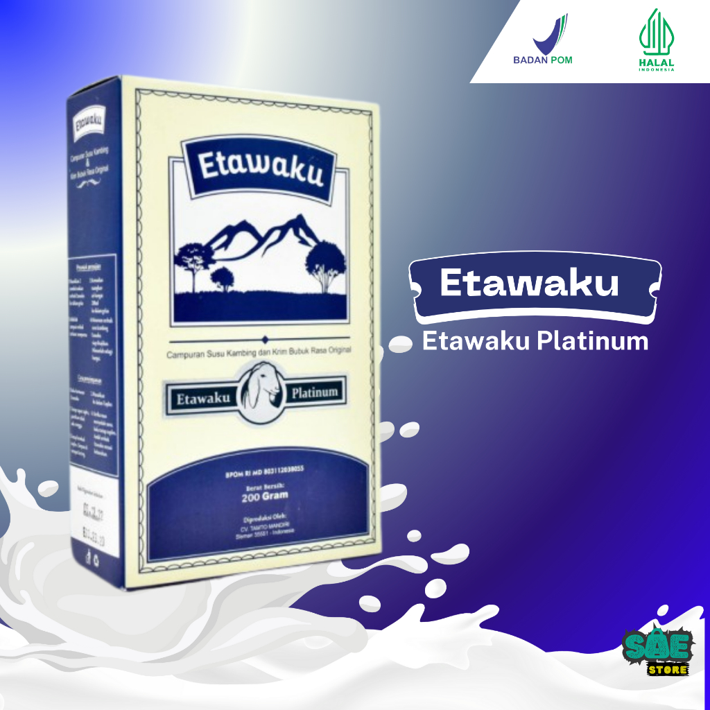 

ETAWAKU PLATINUM Susu Kambing Etawa Bubuk Murni ORIGINAL BPOM