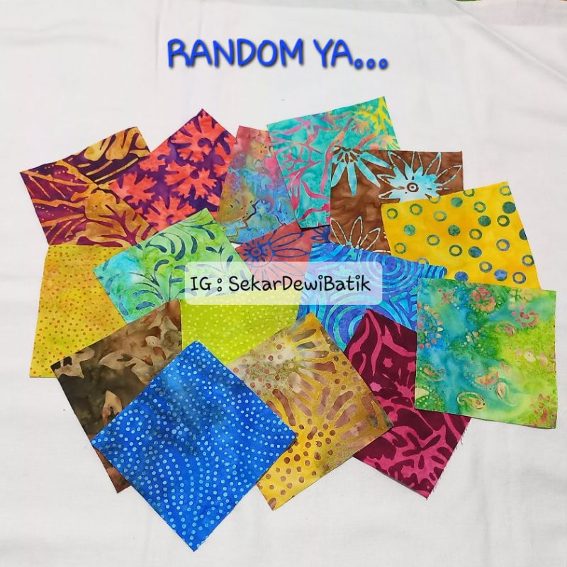 PERCA BATIK KATUN, SEKAR DEWI BATIK "RANDOM WARNA"