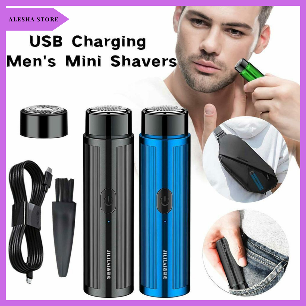Alat cukur jenggot alat pencukur bulu ketiak alat cukur bulu kemaluan cukur jenggot elektrik Mini Cu