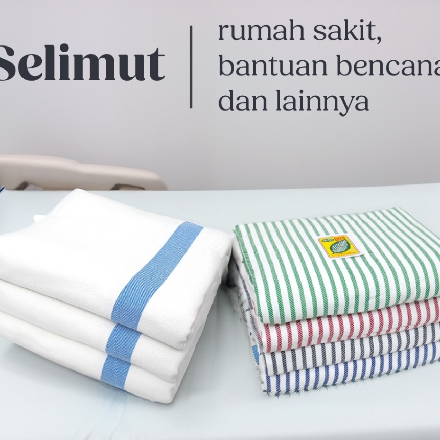 Terbatas Selimut Rumah Sakit Kain Tenun Lurik Bantuan Bencana UKS