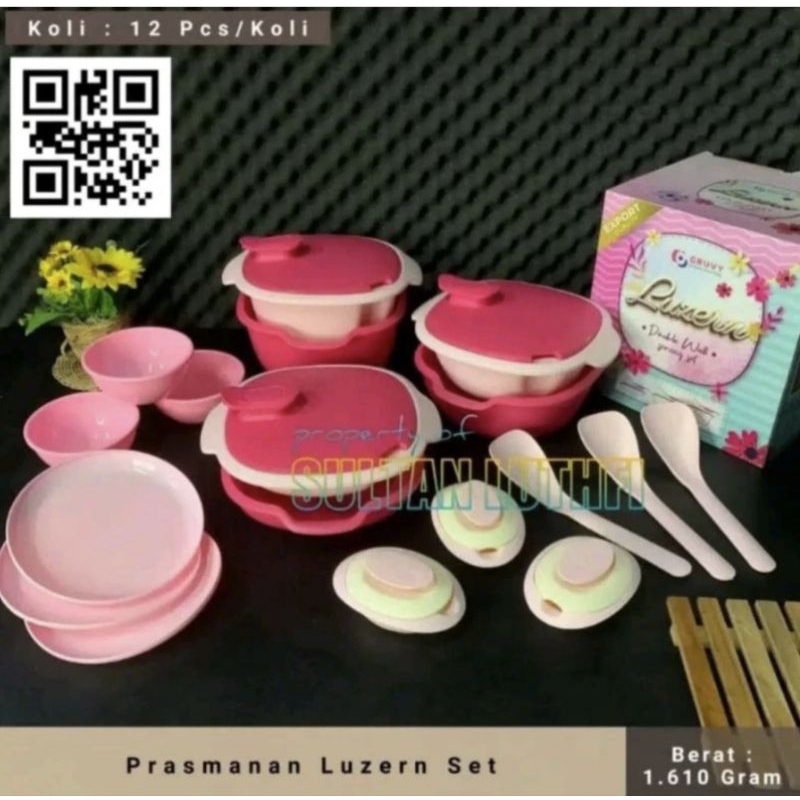M1 PRASMANAN LUZERN SET TEMPAT WADAH SAYUR SERBAGUNA