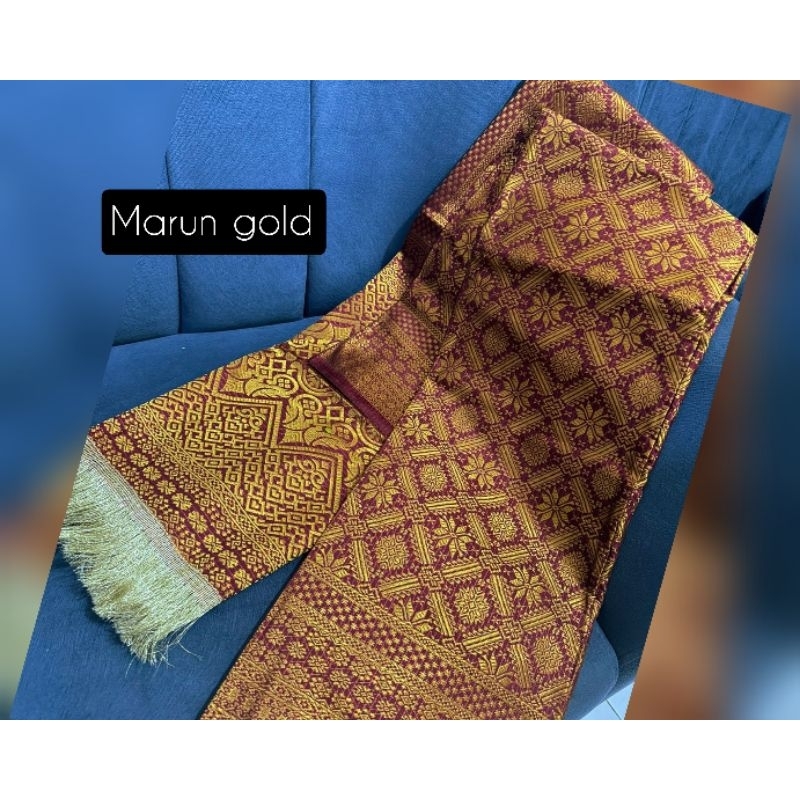 Songket Selendang / Set songket selendang. setelan songket. songket tenun / songket palembang. songk