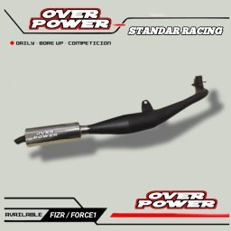 KNALPOT FIZR FIZ R FORCE1 STANDAR RACING HITAM OVER POWER BUKAN AHM NXL RTX