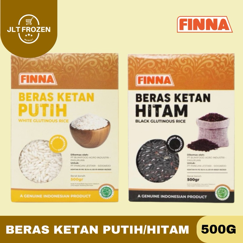 

Finna Beras Ketan Hitam / Beras Ketan Putih / Glutinous Rice - 500g