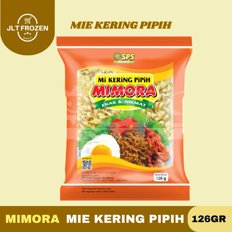 

Mimora Mie Kering Pipih / Mie Instan Kemasan - 1PCS / 4pcs