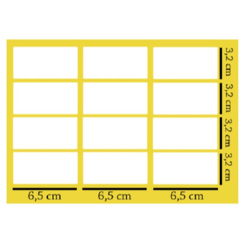 

LABEL STICKER 103 (32x64mm)