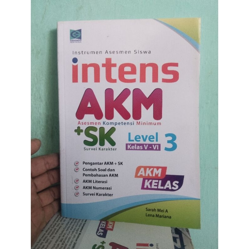buku intens akm level 3 untuk kelas 5,6,V,Vl sd mi grafindo