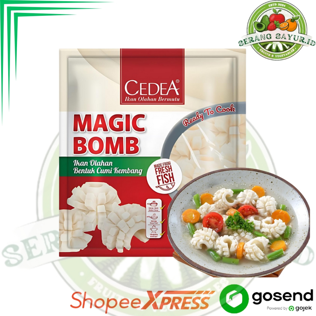 

MAGIC BOMB KEMBANG CUMI CEDEA 450GR | SayurInstan.co