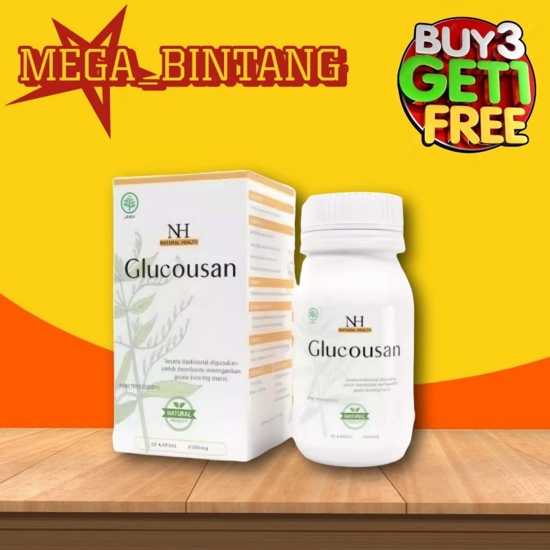 ( Terlaris ) Glucousan Asli 100% Glucousan Obat Diabetes Penurunan Gula darah Ampuh Khasiatnya