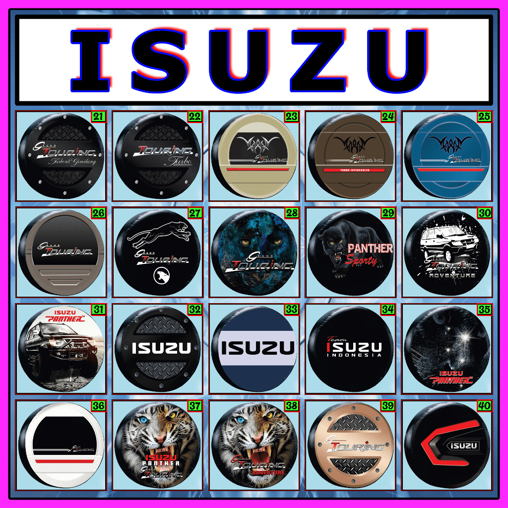 NEW Sarung Tutup Ban Serap ISUZU Panther Grand Touring Eksterior Mobil Panther Aksesoris Mobil