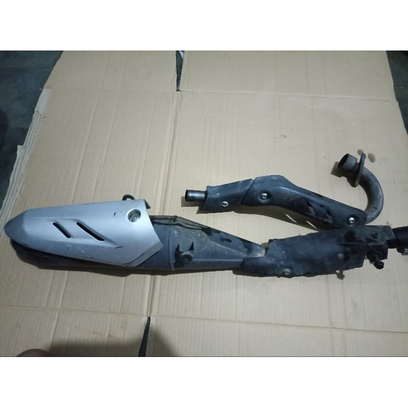 knalpot kenalpot crf 150 original second