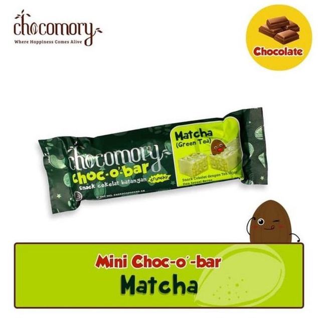 

HEBOH Chocomory Mini Choco Bar Matcha 35 Gr x 1 Pc