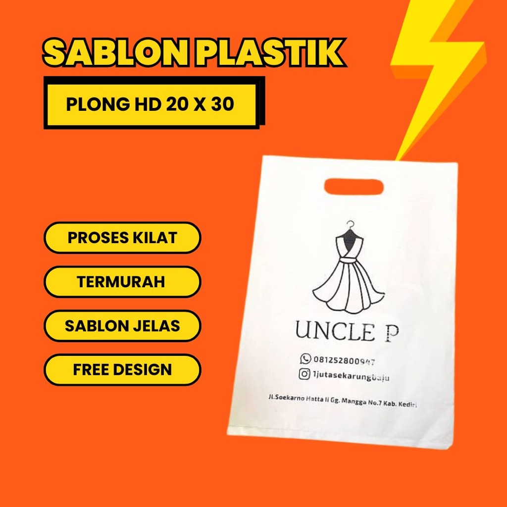 

Plastik Sablon Plong HD 20x30 FREE DESIGN