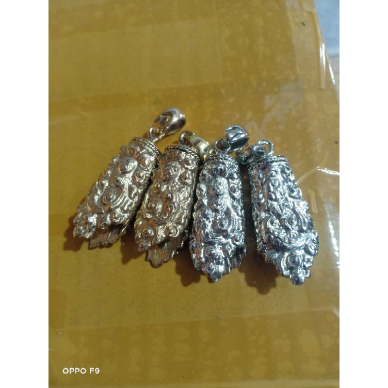 ring liontin tarcan alpaka dan kuningan