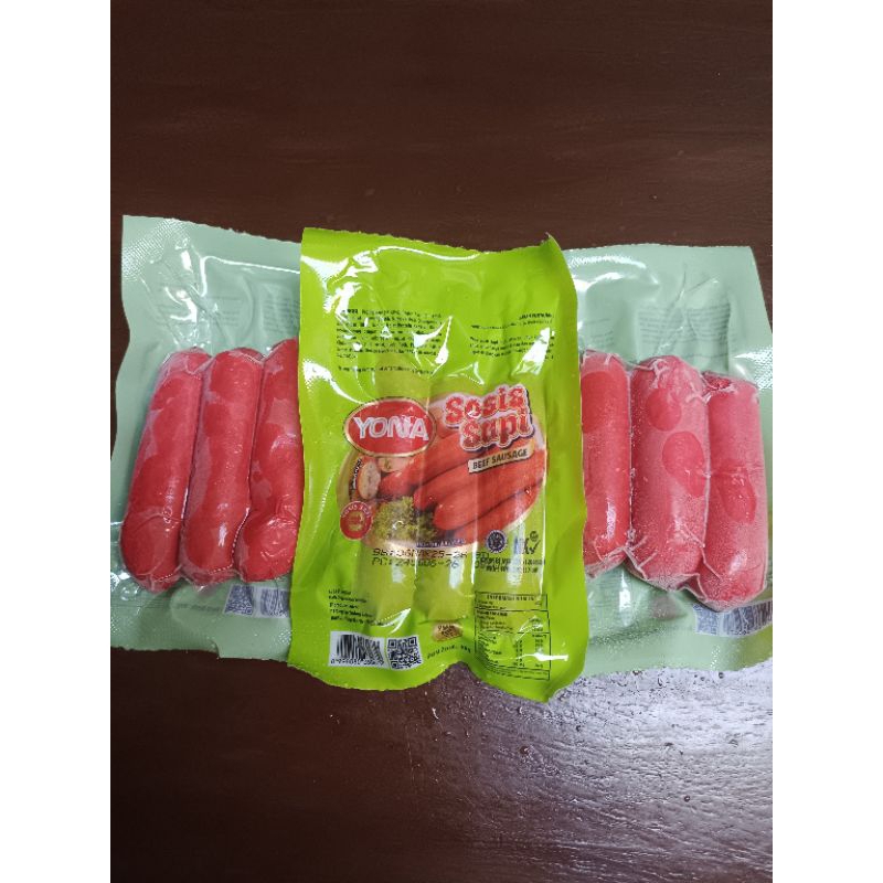 

yona sosis sapi 80gr (isi 3)