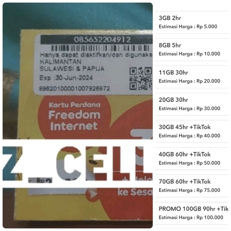 KARTU IM3 SAKTI MASA AKTIF KUOTA PANJANG