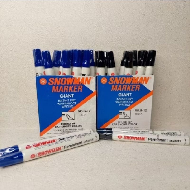 

SPIDOL PERMANEN SNOWMAN G-12 / PER PAK ISI 12PCS