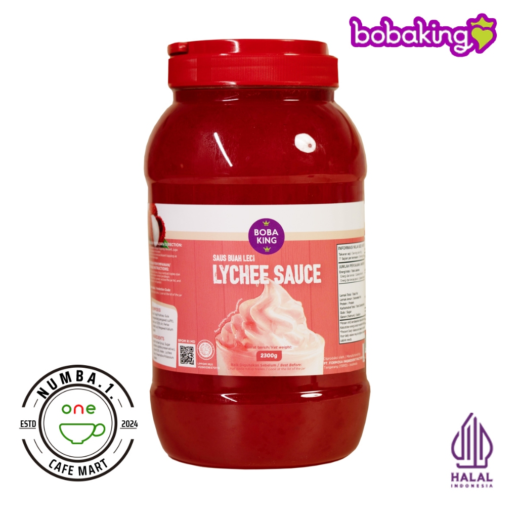 

2.3kg Bobaking Lychee Sauce (saus leci)