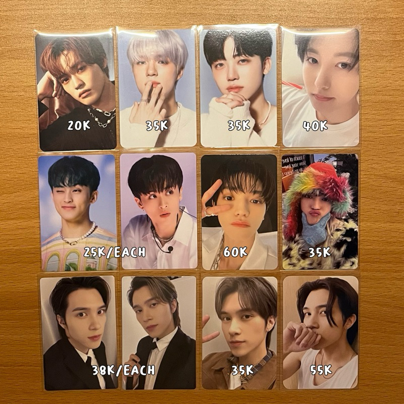 PC PHOTOCARD TC MD SG 2024 NCT DREAM TRADING CARD JENO CHENLE A B VER  JAEMIN RENJUN PINK CHRISTMAS 