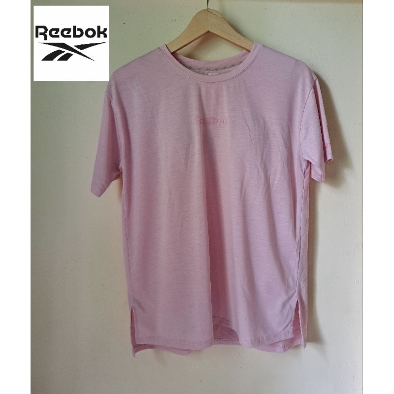 [PRELOVED/THRIFT] REEBOK KAOS T-SHIRT ATASAN SPORT OLAHRAGA WANITA PINK