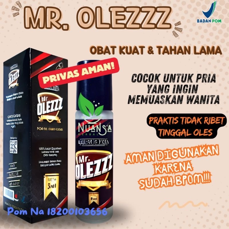 Obat Kuat Pria BPOM Mr Olezzz Original 100% Tahan Lama Pembesarpenis Oles Ampuh