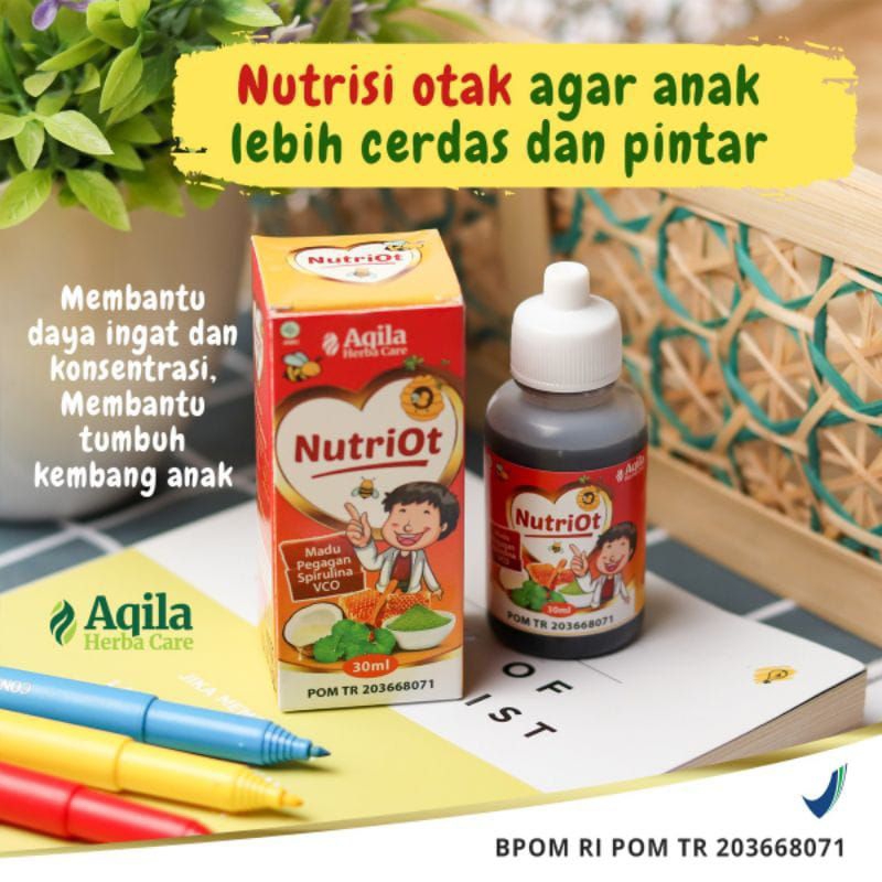 

Madu Anak Nutriot Aqila 30ml, Nutrisi Si buah Hati dan Vitamin Anak