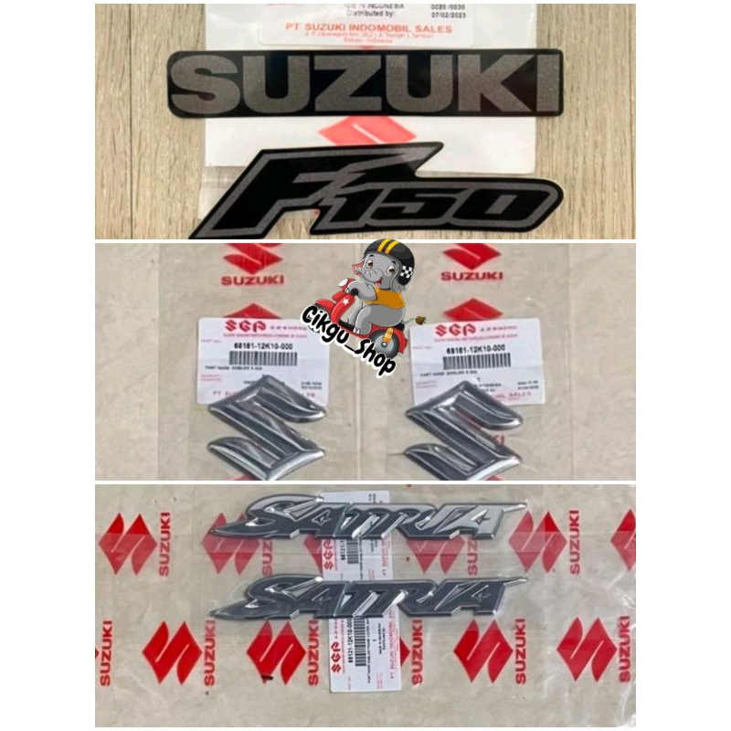 Emblem Satria Fu FI Fu Injeksi Predator Pnp Satria Fu Karbu Original SGP 100%