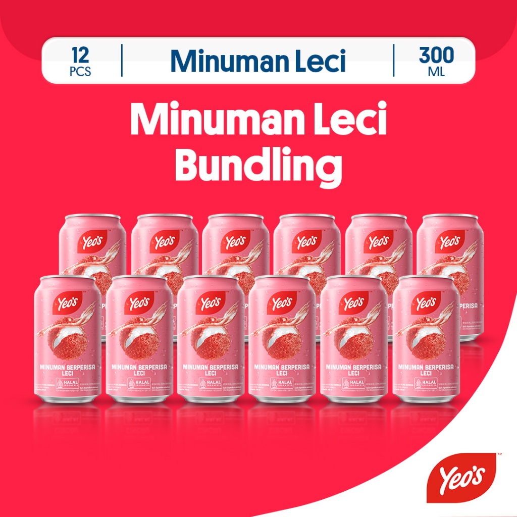 

Yeos Minuman Kaleng Leci 300ml - 12 pcs