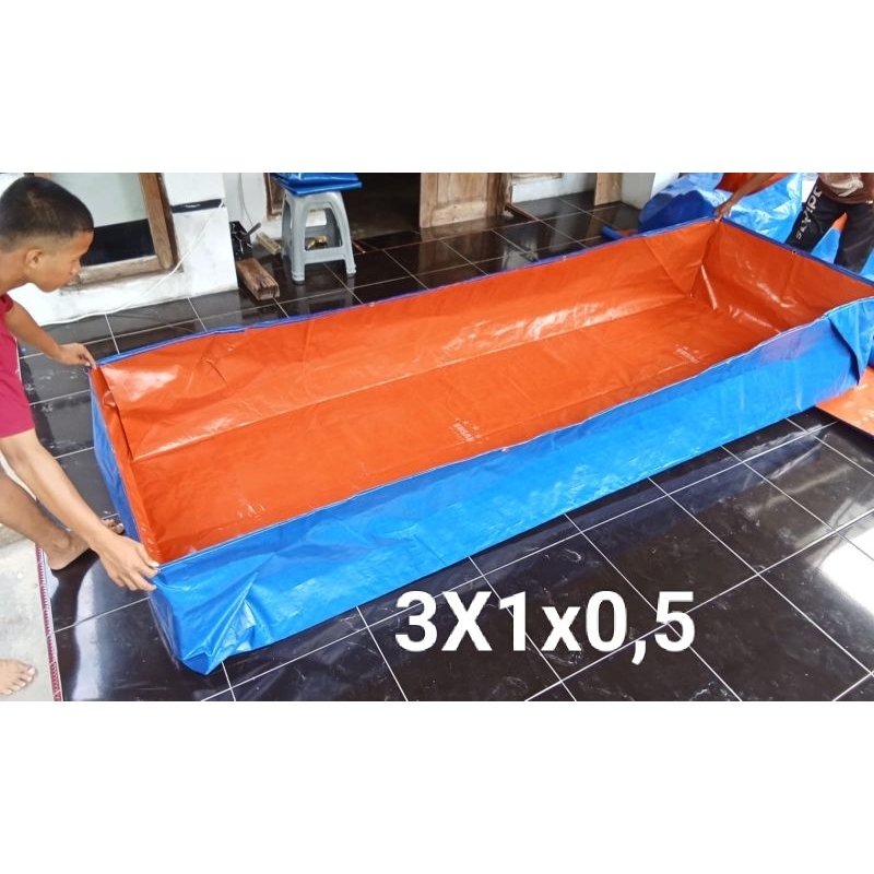 TERPAL KOLAM 3X1X50 TERPAL KOLAM 300X100X50 KOREA TEBAL AWET BERKUALITAS