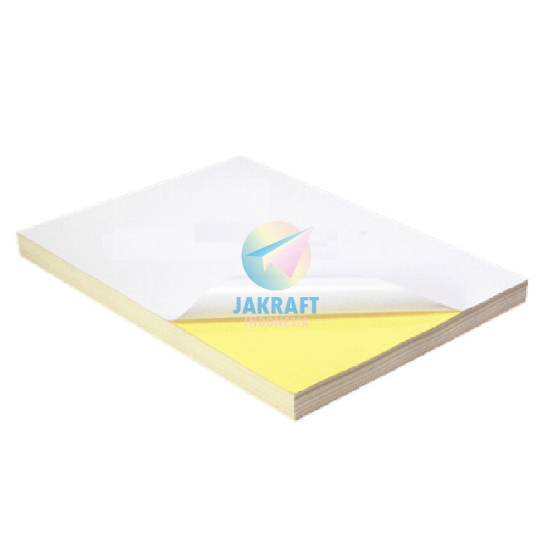 

SERBA SERBI 5 Lembar Kertas Stiker Sticker Glossy Chromo Bontax Art Paper A4 ARTOS Anti Air Berkualitas