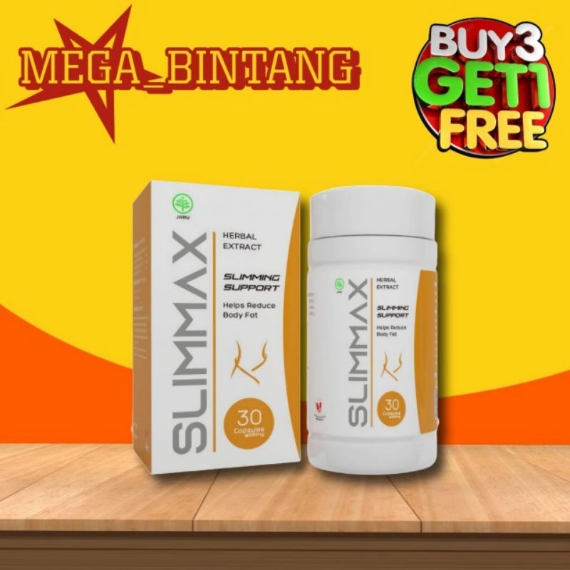 SLIMMAX Asli Obat Herbal Pelangsing Badan Perut Buncit Terbaik Diet Cepat Aman Slimmax Original - fi