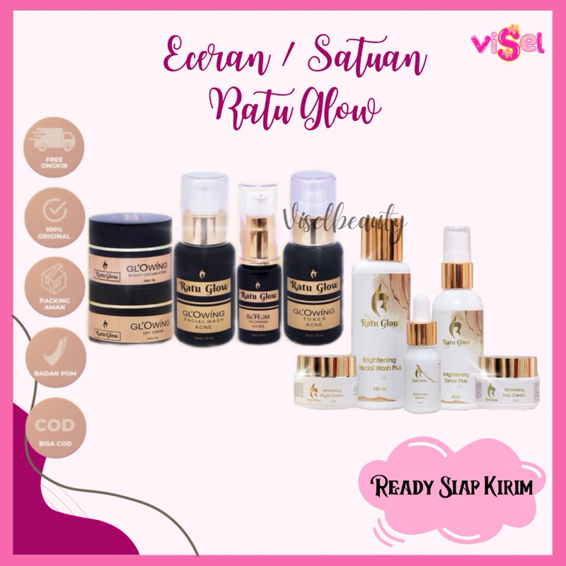 ECER RATU GLOW SATUAN RATU GLOW DAY RATU GLOW FACIAL WASH RATU GLOW SKINCARE