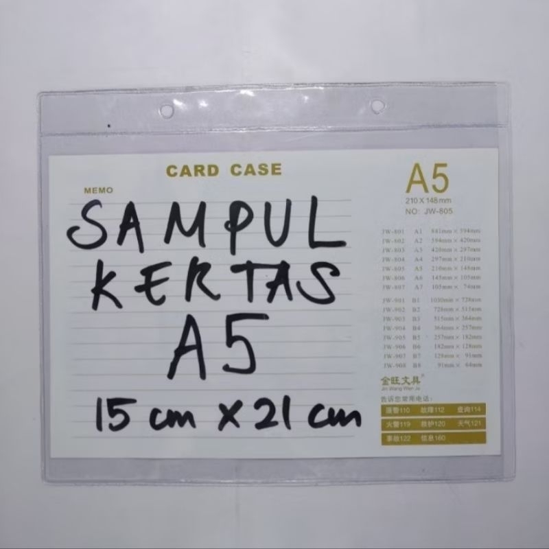 

SAMPUL KERTAS A5 MIKA TEBAL PELINDUNG KERTAS DOKUMEN A5 MURAH TEBAL / SAMPUL A5 PLASTIK
